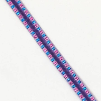 Бархатная лента 10 мм фиолетовая (1)