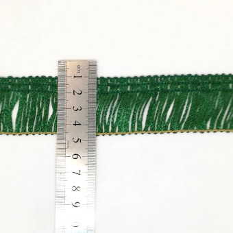 Бахрома 40 мм 075 зеленый 