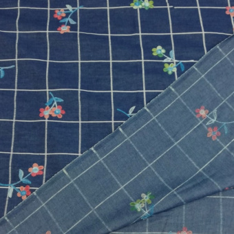 2123-1 джинса плательная голубая цветы (2)