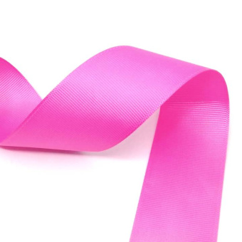 Репсовая лента 40 мм розовый