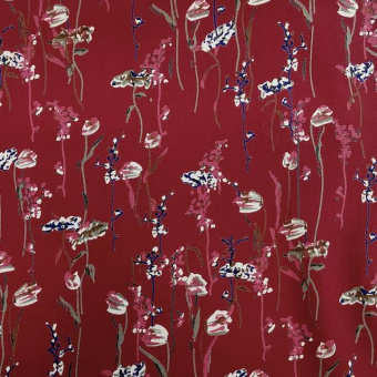 2290-7 вискоза плательная бордо цветы (1)