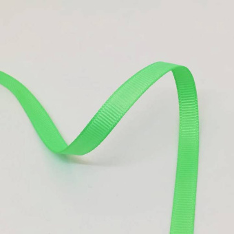 репсовая лента 5 мм зеленая 2
