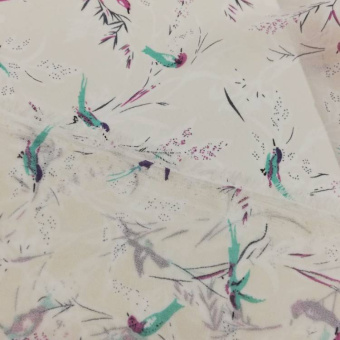 2210-1 шифон молочный принт (2)