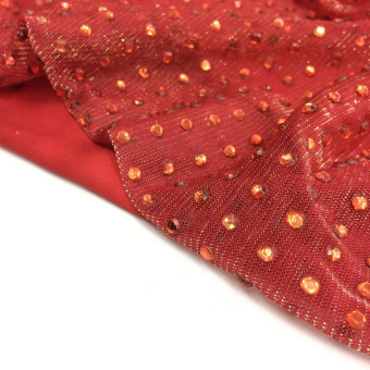 1934-6 сетка стразы красная (2)