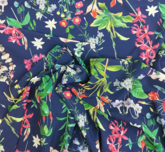 2211-12 вискоза плательная синяя цветы (2)