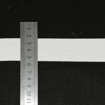 косая бейка трикотажная белая 30 мм (2)