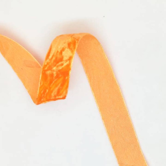 Бархатная тесьма 20 мм оранжевый