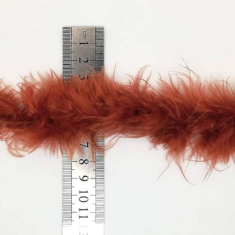 боа терракотовый