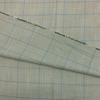 2315-2 Костюмная клетка зеленый (3)