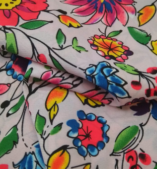 1938-3 вискоза плательная сиреневая цветы  (2)