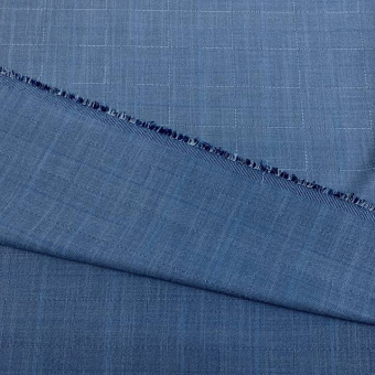 2315-6 Костюмная клетка синий (3)