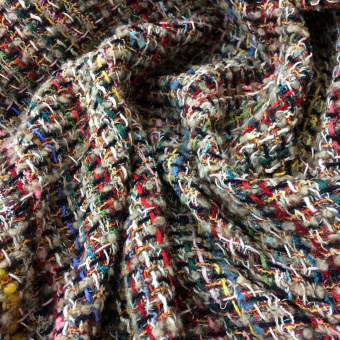 1898-5 трикотаж вязаный красный полоска (3)