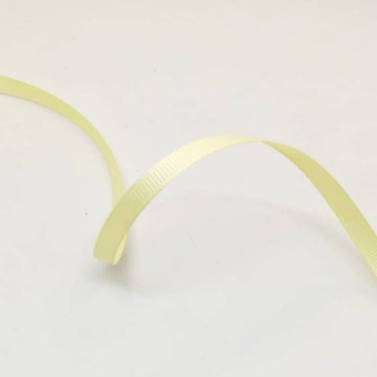 репсовая лента 5 мм желтая  (3)