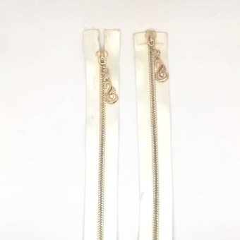 молния металл декор 90см