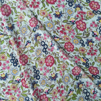 1805-71 вискоза плательная бирюзовый цветок (3)