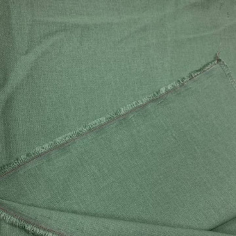 2357-7 Лен стрейч зеленый  (2)