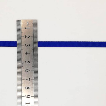 репсовая лента 5 мм синий  (2)