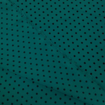 2063-28 вискоза плательная зеленая горох (1)