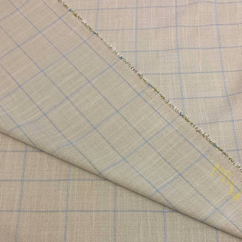 2315-4 Костюмная клетка беж (3)