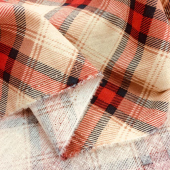 1804-7 лен красный клетка (3)