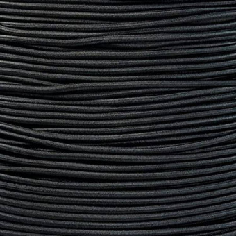 резинка шнуровая 1 мм черная